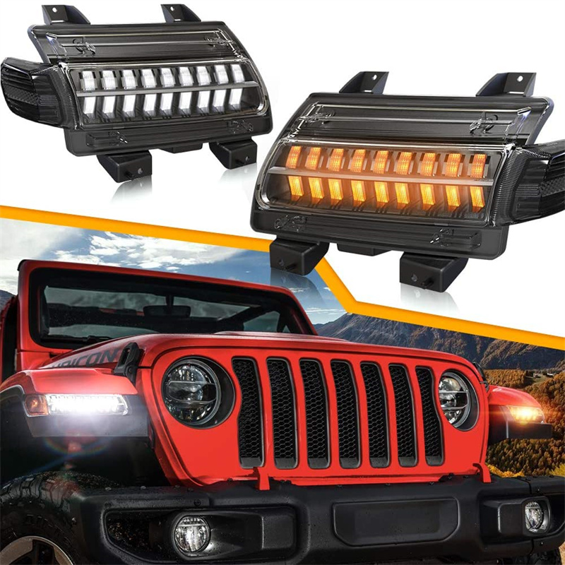 Outdoor Camping Jeep - Lampu Sein LED DRL dengan Lampu