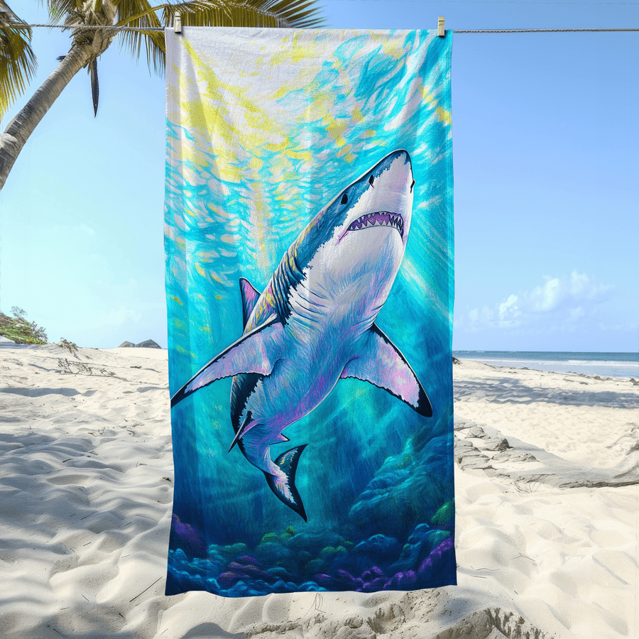 Camp Towel Microfiber - 1 Buah Handuk Pantai Serat Mikro