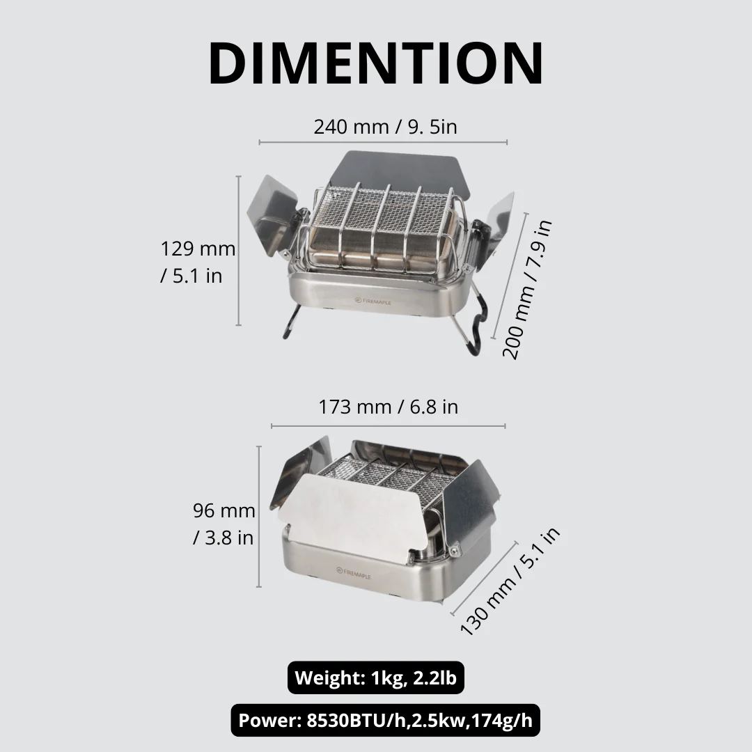 Fire-Maple Bunga Matahari X Ko - Outdoor Camping Gas Heater ulasan dan harga