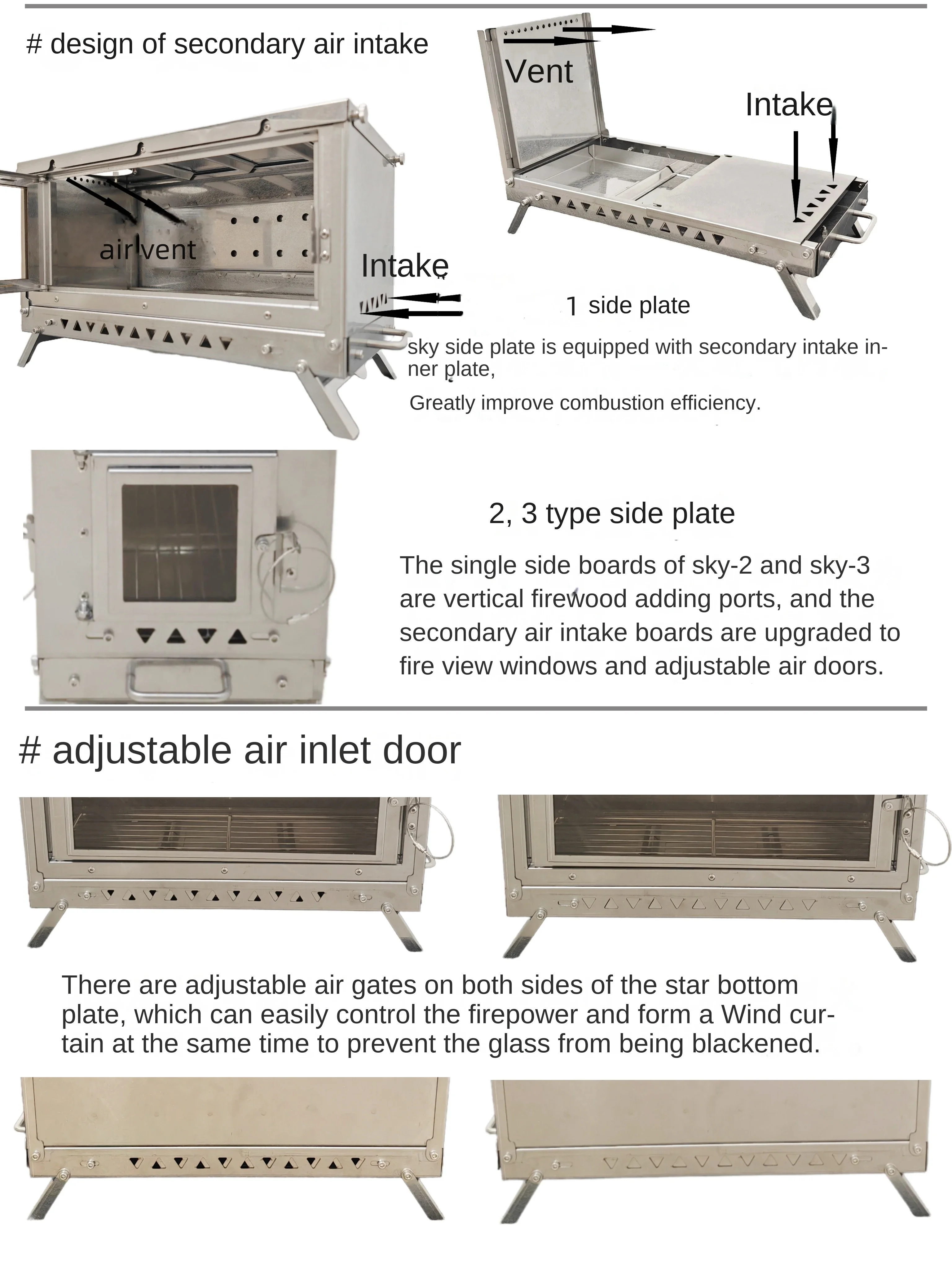 Wt-sky-Ti pemanas udara berkem - Outdoor Camping Gas Heater ulasan dan harga