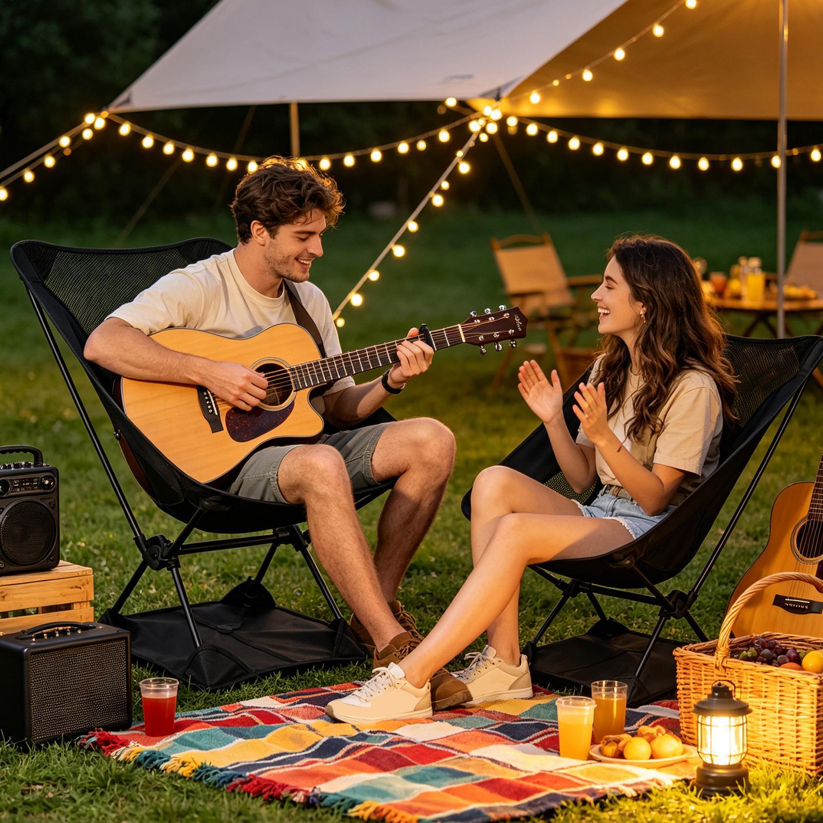 Alas Kursi Lipat Anti-Tenggela - Outdoor Camping Loveseat ulasan dan harga