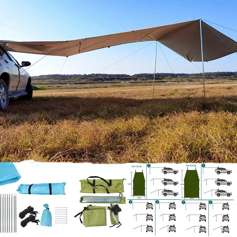 Tenda tempat berlindung mobil  - Outdoor Camping Jeep ulasan dan harga