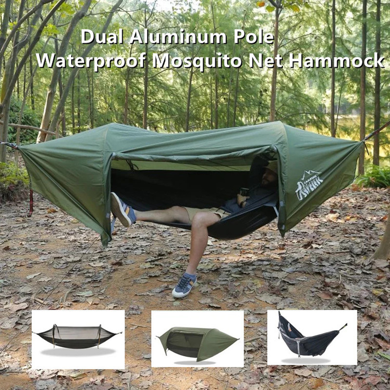 Hammock Jaring Nyamuk 3-in-1 d - Outdoor Camping Solo ulasan dan harga