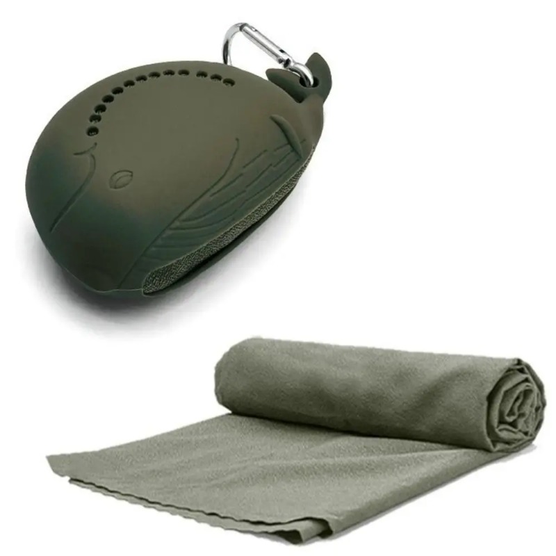Casing Silikon Portabel & Hand - Camp Towel Microfiber ulasan dan harga