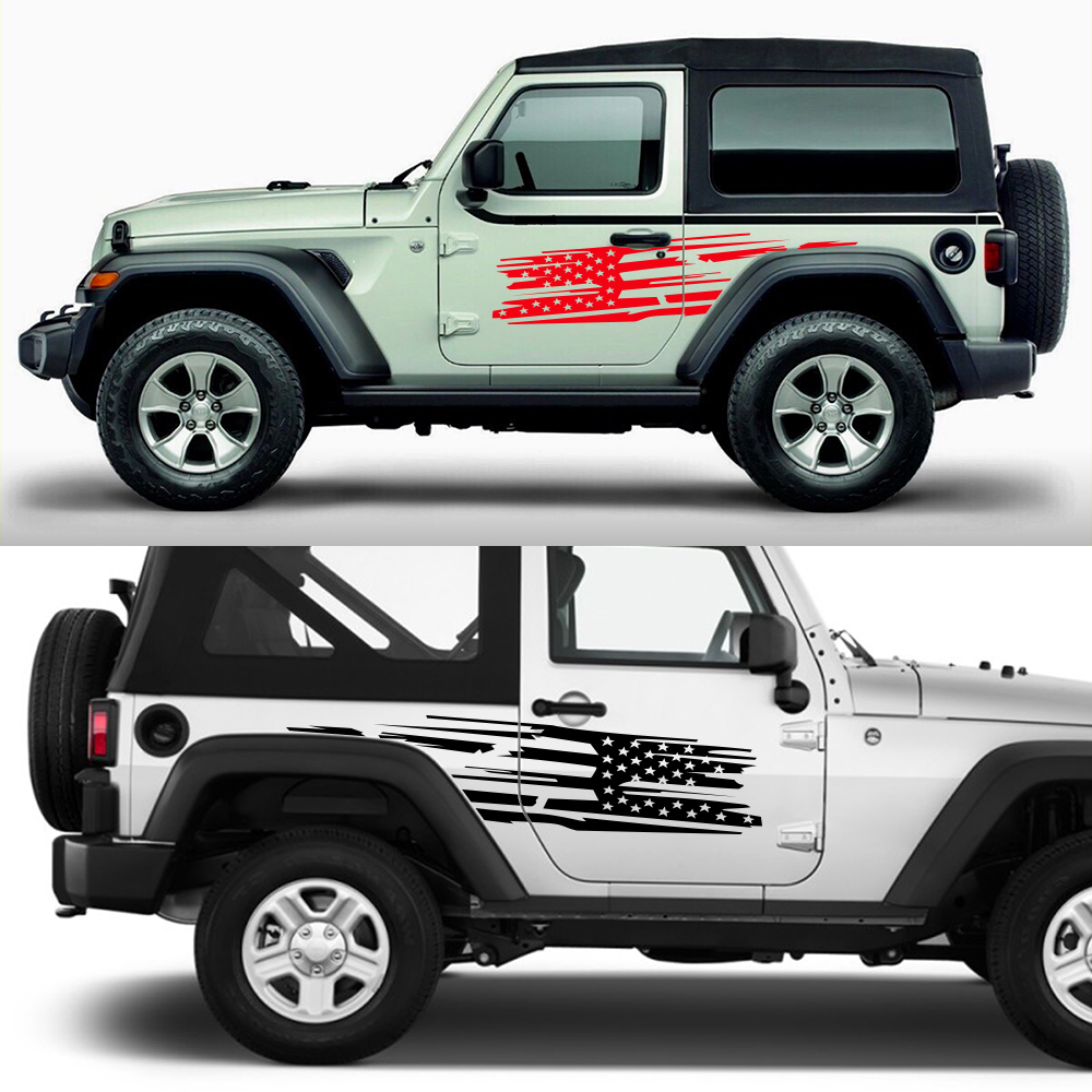 Stiker sisi pintu mobil untuk  - Outdoor Camping Jeep ulasan dan harga