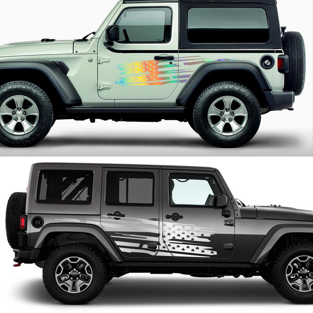 Stiker sisi pintu mobil untuk  - Outdoor Camping Jeep ulasan dan harga